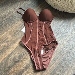 Matinee Brown Body Suit